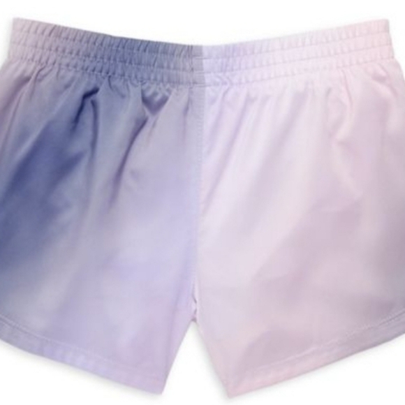 Adidas AEROREADY® Ombré Shorts Girls XL(16) purple/pink - Picture 2 of 5